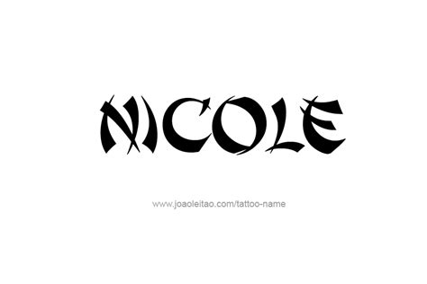 nicole tattoo designs|Nicole Name Tattoo Designs .